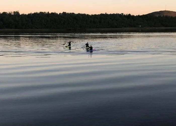 With Good Standard Next To River * Neiden